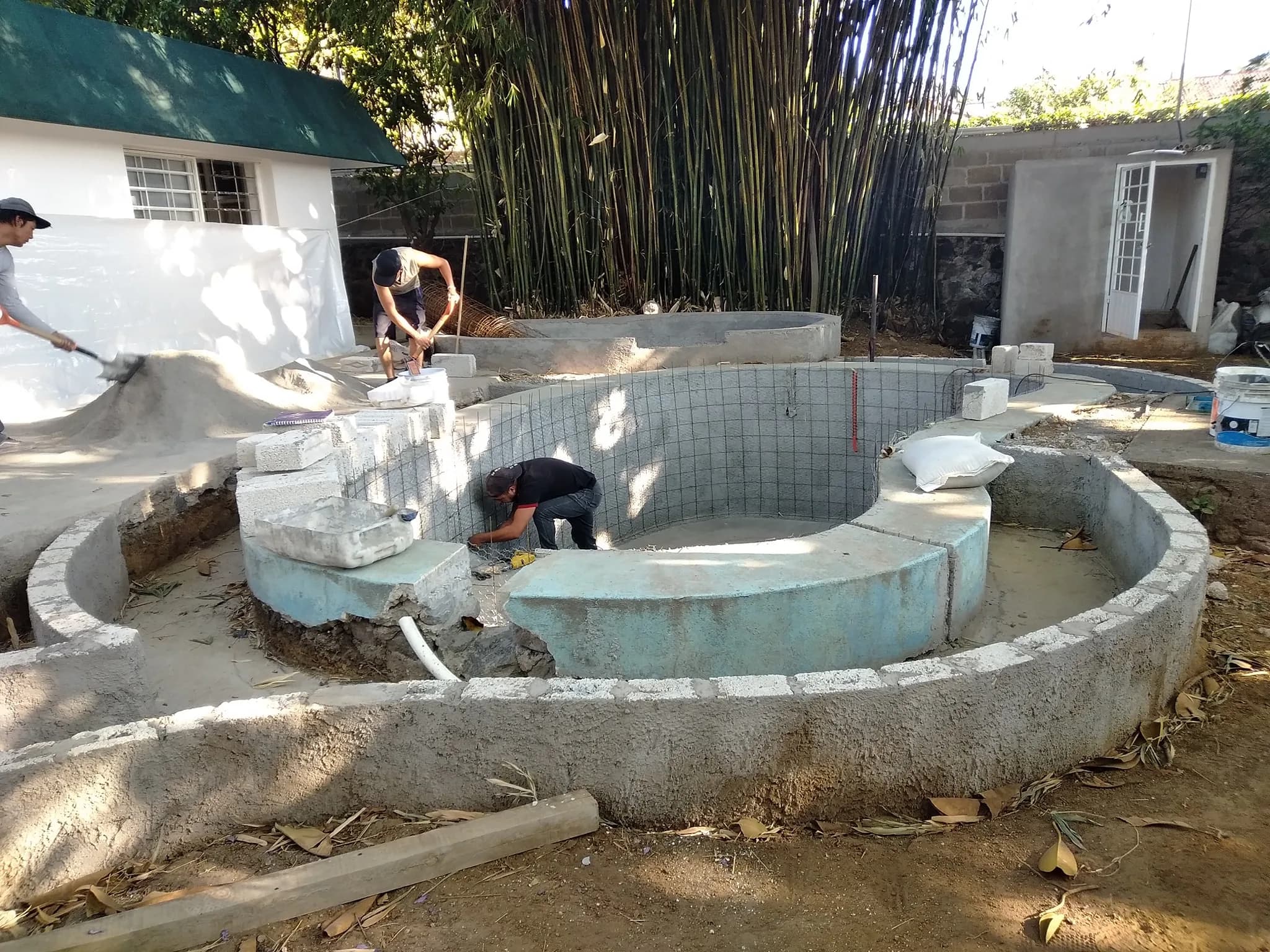 Biopiscina rectangular con playa - 6